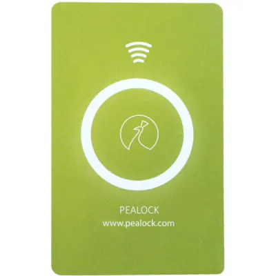 Pealock NFC KARTA Karta k zámku, zelená, velikost UNI