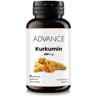 ADVANCE NUTRACEUTICS KURKUMIN 60 KAPSLÍ - 400 MG (95% KURKUMINOIDŮ) Doplněk stravy, , velikost UNI