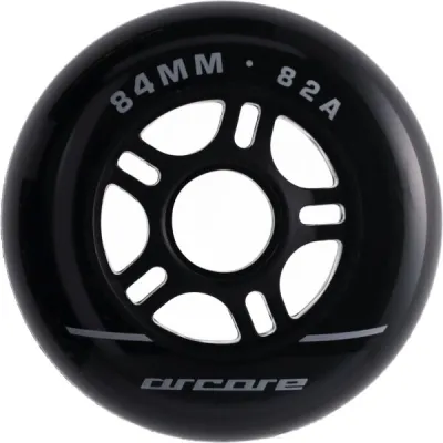 Arcore INLINE WHEELS 4PACK 84-82A Inline kolečka, černá, velikost UNI