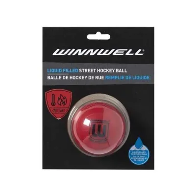 WINNWELL BALÓNEK (CARDED) Hokejbalový míček, červená, velikost UNI