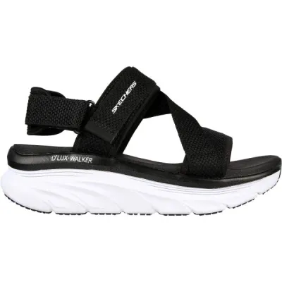 Skechers D'LUX WALKER - KIND MIND Dámské sandály, černá, velikost 40