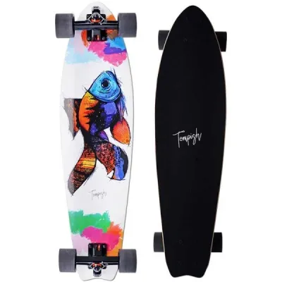 Tempish FISH-IN Longboard pro začátečníky, černá, velikost UNI