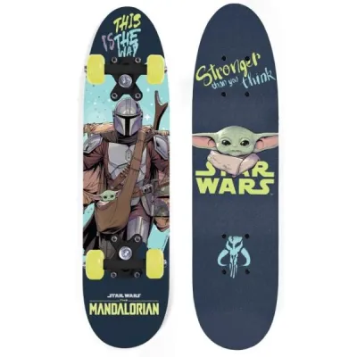Disney MANDALORIAN Skateboard, tmavě modrá, velikost UNI