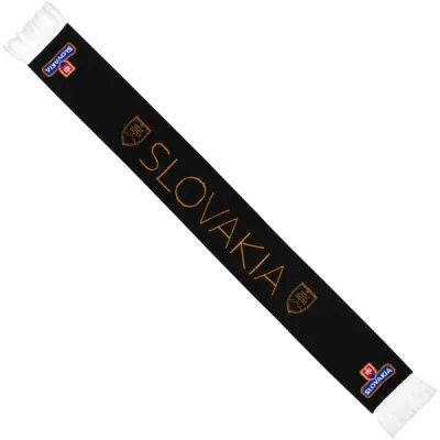 FLLÖS FANLINE SCARF SLOVAKIA 8 Zimní šála, černá, velikost UNI