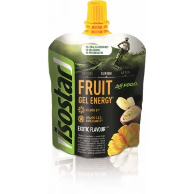 Isostar GEL ACTIFOOD 90 G EXOTICKÉ OVOCE Energetický gel s kousky ovoce, , velikost 90 G