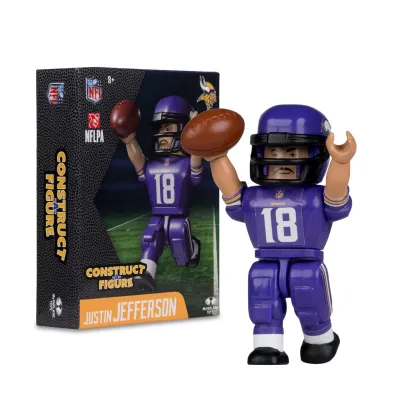 Figurka Justin Jefferson Minnesota Vikings NFL Construct-A-Figure