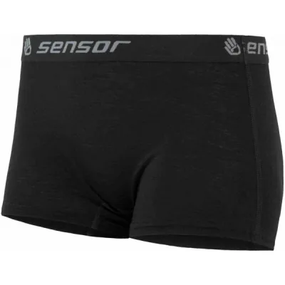 Sensor MERINO ACTIVE Dámské kalhotky, černá, velikost S