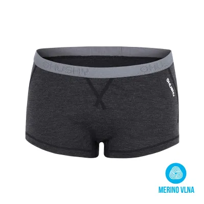 Husky Kalhotky dámské M, black Merino termoprádlo