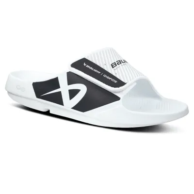 Pantofle OOFOS SPORT FLEX bílé