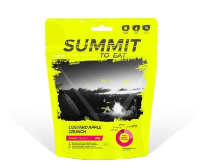 Summit to eat Pudink s jablečnou drobenkou (Crumble) viz obrázek Dehydrovaná strava