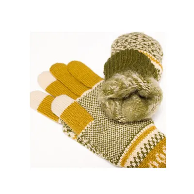 Rukavice EVOLG Mit Mustard x Vanilla x Olive