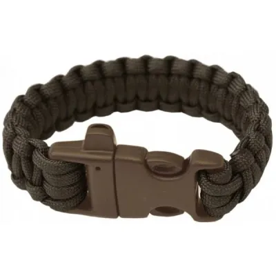 HIGHLANDER PARACORD Náramek, černá, velikost UNI