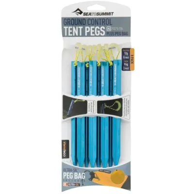 Sea to Summit GROUND CONTROL TENT PEGS Stanové kolíky, modrá, velikost UNI