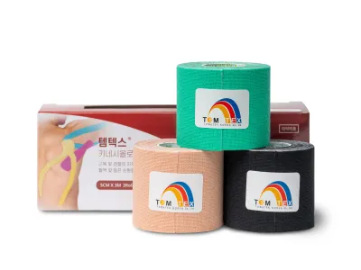 Temtex tape Classic, mix barev, 5cm x 3m – sada 3 ks