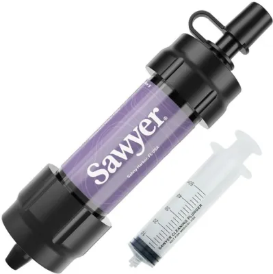 Vodní cestovní filtr SAWYER Single MINI Filter Violet - SP350A
