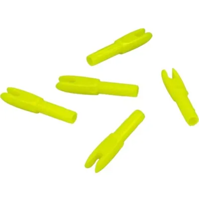 YATE DISPORT 12 KS Koncovky na šípy, reflexní neon, velikost UNI