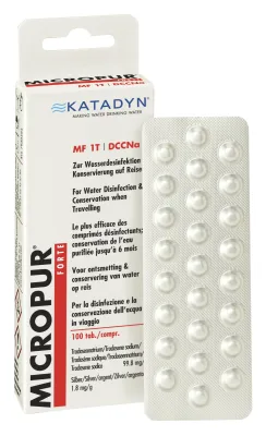 Katadyn Micropur Forte MF 1T (4x25) viz obrázek Desinfekce
