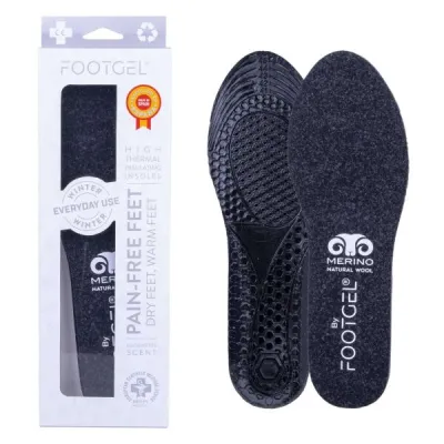 FOOTGEL URBANWINTER Gelové vložky, černá, velikost 41-46