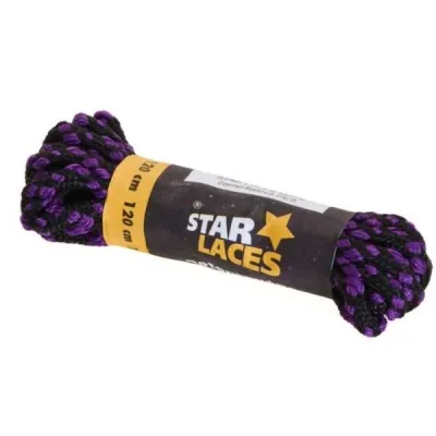 PROMA STAR LACES 140 CM Tkaničky, fialová, velikost 140