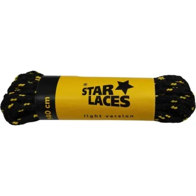 PROMA STAR LACES 100 CM Tkaničky, černá, velikost 100