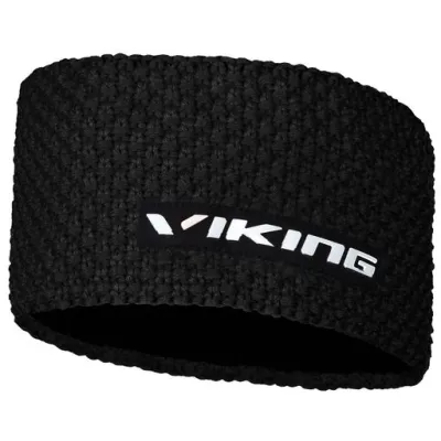 Zimní čelenka viking berg černá uni