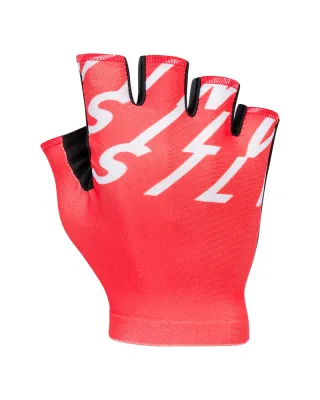 Unisex cyklo rukavice silvini sarca červená/bílá m