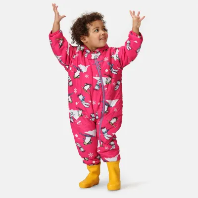 Dětská zimní kombinéza dare2b bambino ii růžová 6-12m