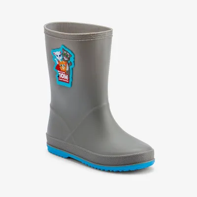 Dětské holínky coqui rainy šedá/modrá 24