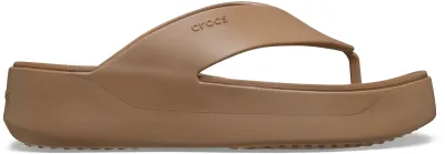 Dámské žabky crocs getaway platform hnědá 41-42