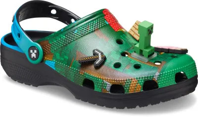Dětské boty crocs minecraft zelená 36-37