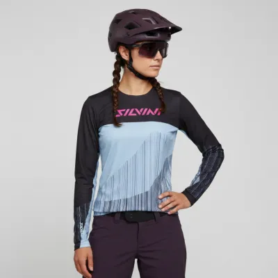 Dámský enduro dres silvini ella černá/modrá s
