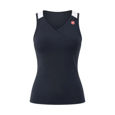 Castelli Solaris W Top XS černá/bílá