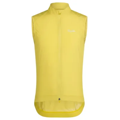 Cyklistická vesta Rapha Core S žlutá/bílá