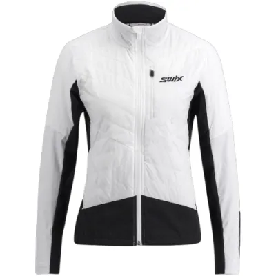 Swix Nordic Warm Hybrid Bunda  M bílá/červená