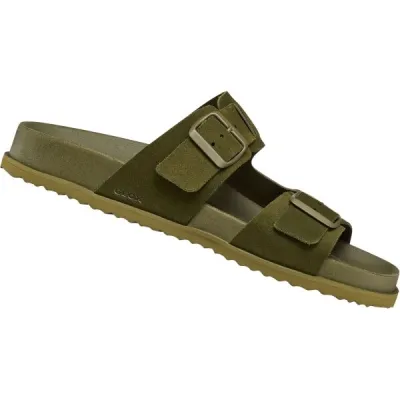 Geox U PARNAIBA Pánské pantofle, khaki, velikost 40