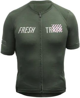 Fresh Trash FT MEN'S LITE MERINO EVO JERSEY OLIVE GREEN Velikost: S