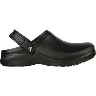 Skechers RIVERBOUND Pánské protiskluzové pantofle, černá, velikost 46