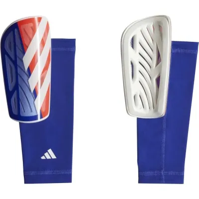 adidas TIRO SG LEAGUE Pánské fotbalové chrániče, tmavě modrá, velikost XL