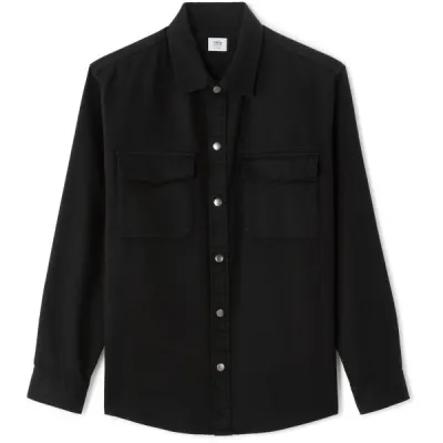 CELIO NAGASTRET Pánská overshirt košile, černá, velikost L