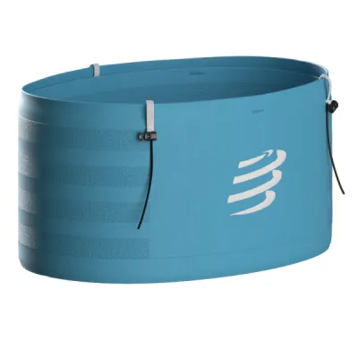 Compressport FREE BELT PRO 2.0 Běžecký opasek, tyrkysová, velikost XL