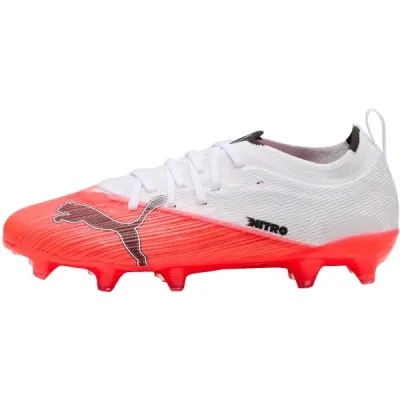 Puma ULTRA NITRO 7 ULTIMATE FG JR Dětské kopačky, bílá, velikost 38