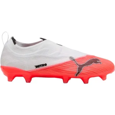 Puma ULTRA NITRO 7 LL FG/AG JR Dětské kopačky, bílá, velikost 36