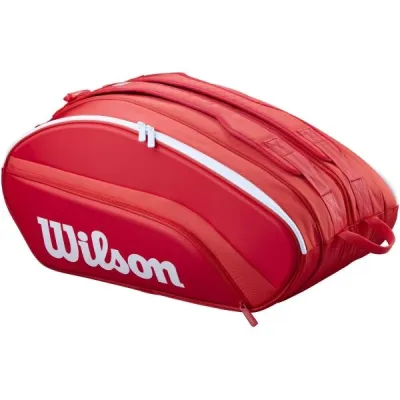 Wilson SUPER TOUR PADEL BAG Taška na padel, červená, velikost UNI