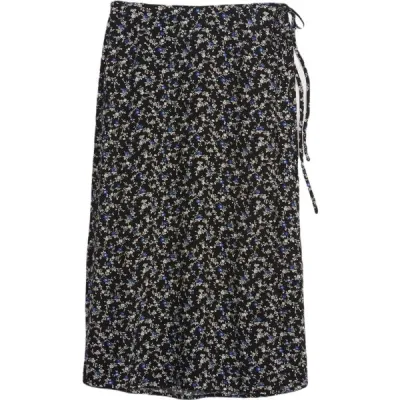 GAP WRAP MIDI Dámská sukně, černá, velikost XS
