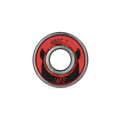 Powerslide WICKED ABEC 7 CARBON PRO Ložisková sada, červená, velikost UNI