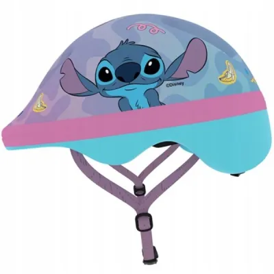 Disney STITCH Dívčí helma na kolo, fialová, velikost XS