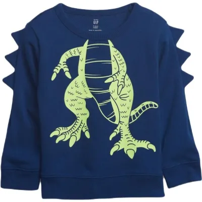 GAP BABY Dětská mikina, tmavě modrá, velikost 2Y
