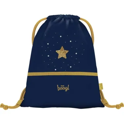 BAAGL UNICORN GOLD Gymsack, tmavě modrá, velikost UNI