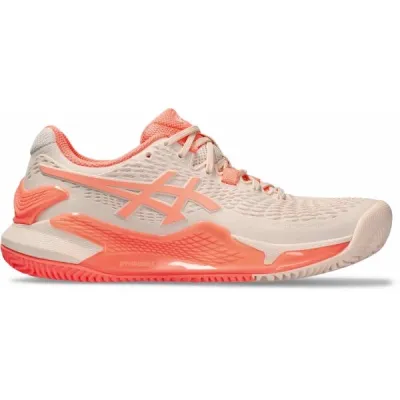 ASICS GEL RESOLUTION 9 W CLAY Dámská tenisová obuv, růžová, velikost 37