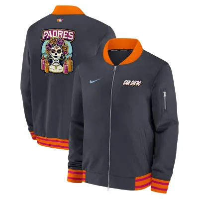 Pánská bunda San Diego Padres MLB City Connect 2026 Authentic Dugout Bomber Velikost: S
